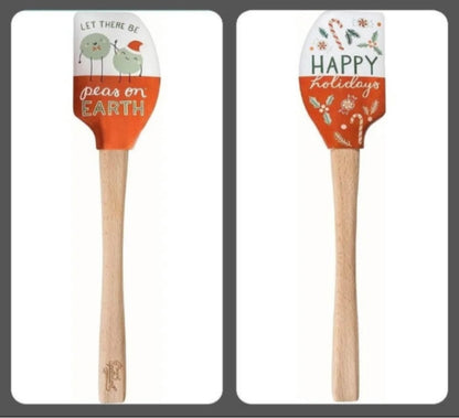 Wooden handled silicone spatula (Variants)