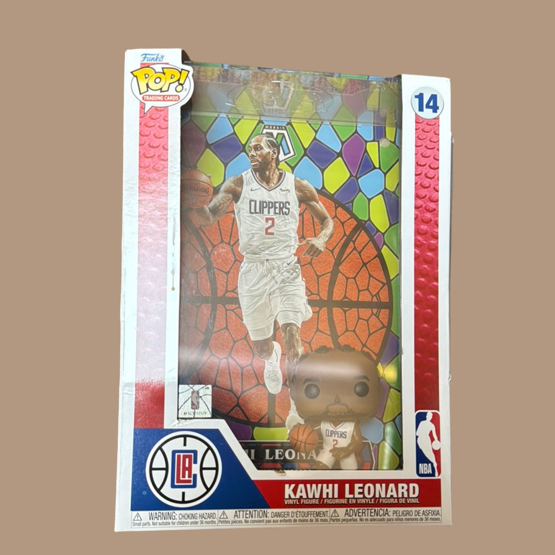 Funko Pop! Trading Cards: NBA - Kawhi Leonard, Los Angeles Clippers (Mosaic)