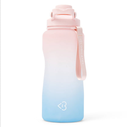 Blogilates 64oz Half Gallon Plastic Water Bottle - Blue Ombre