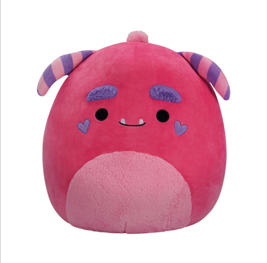 Squishmallows 16" Mont Pink Monster with Striped Horns
Large Plush