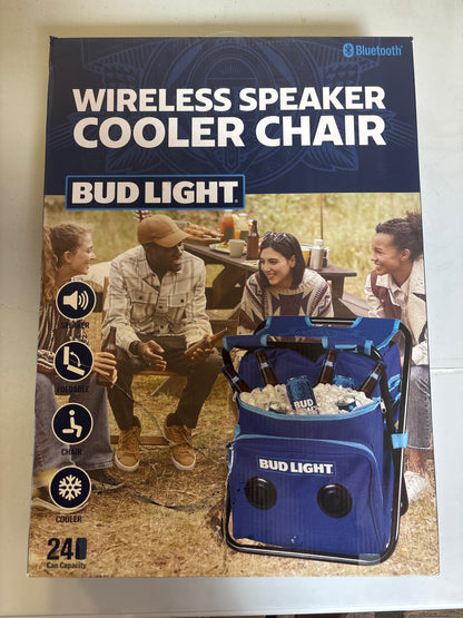 Bud Light Folding Chair CoolerSpeaker Combo - Clearance