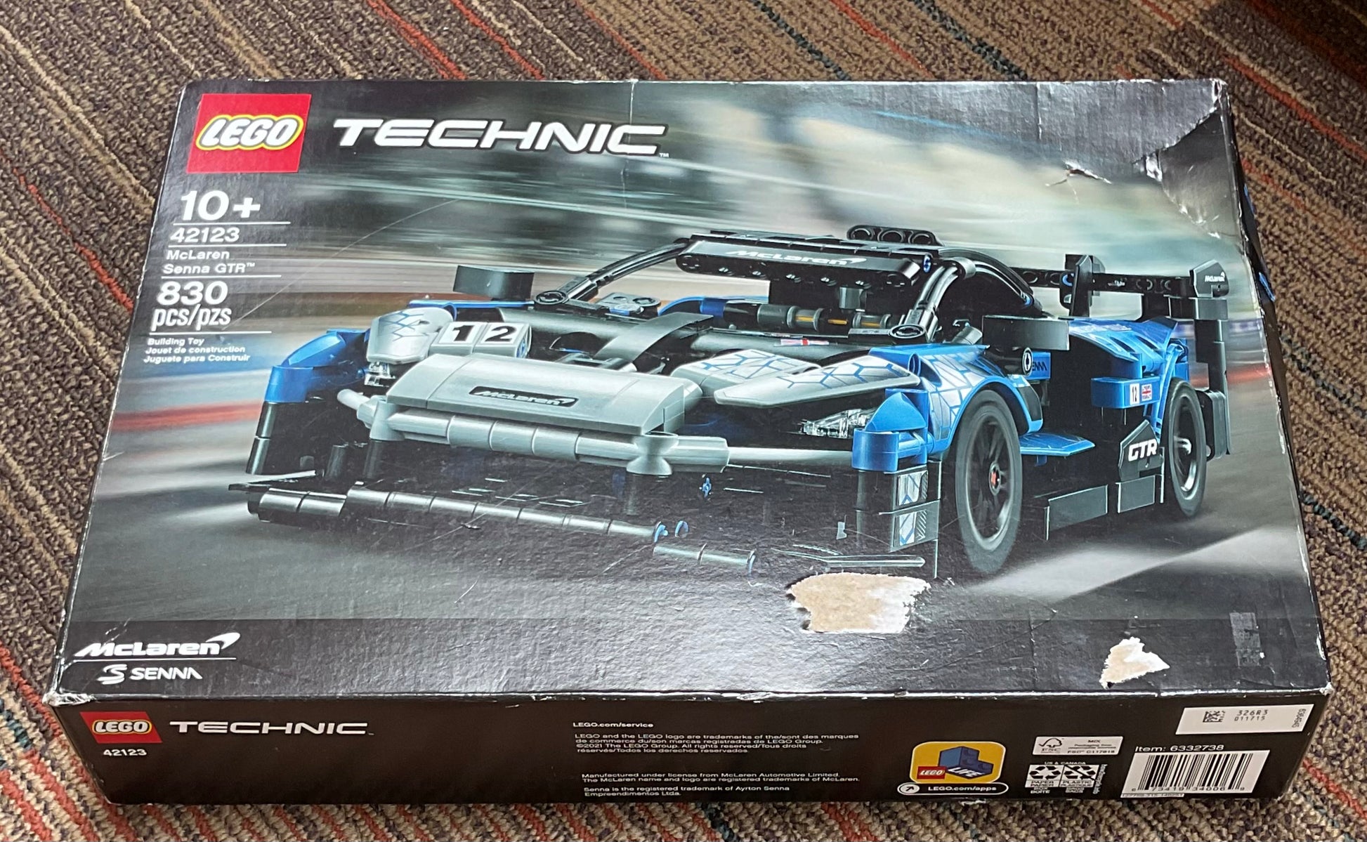 LEGO Technic McLaren Senna GTR 42123 Racing Sports Collectable Model C ...