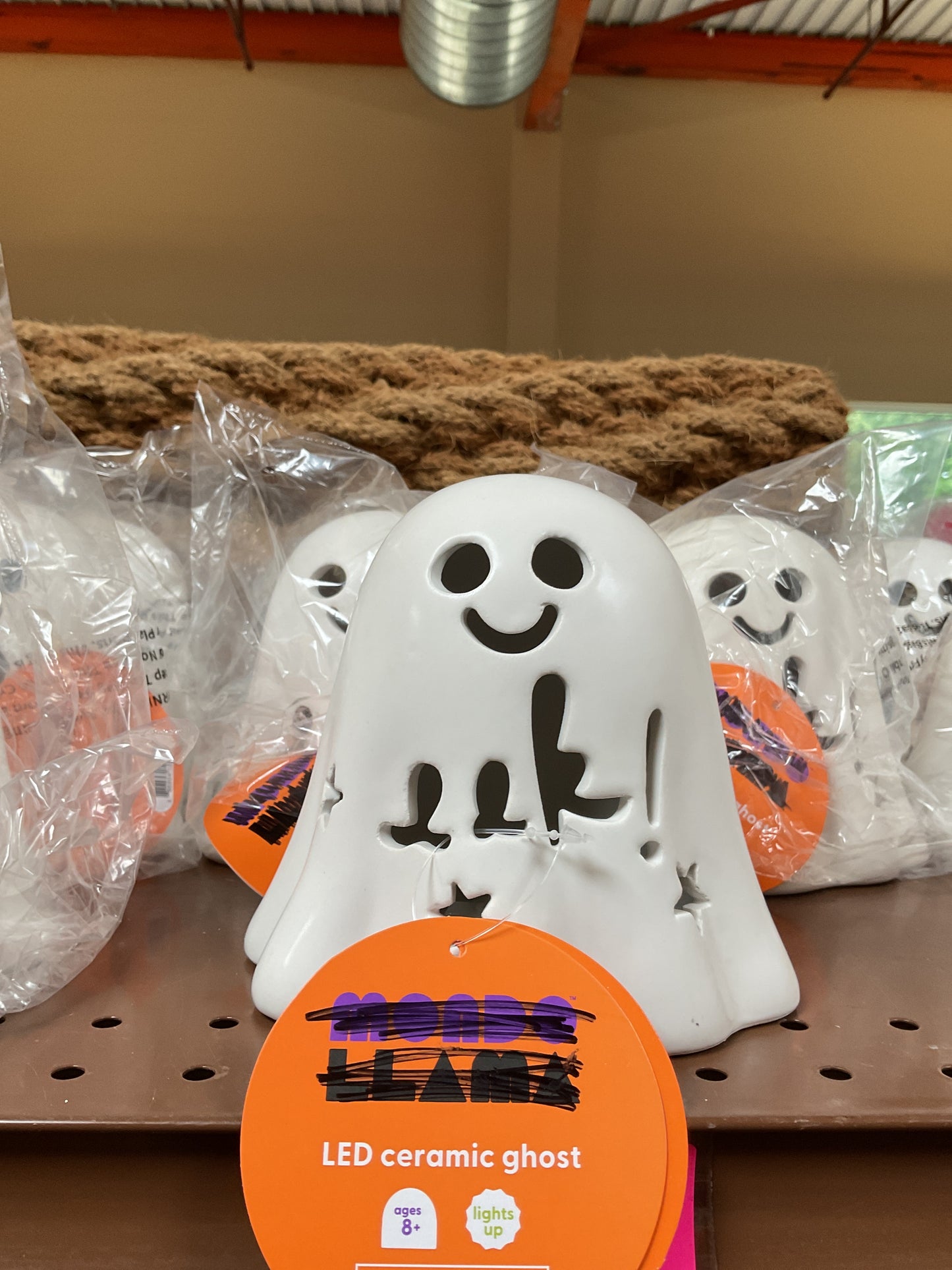 LED Ceramic Ghost EEK! - 1pc