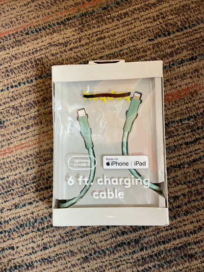 6ft Lightning to USB-C Charging Cable (Variations)