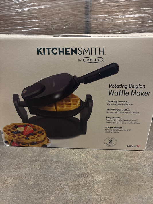 KitchenSmith by Bella Rotating
Waffle Maker (NEW!)