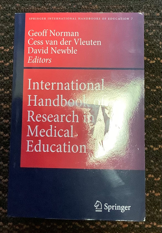 International Handbook of Research in Medical Education - (Springer International Handbooks of Education) (Paperback) - CLEARANCE