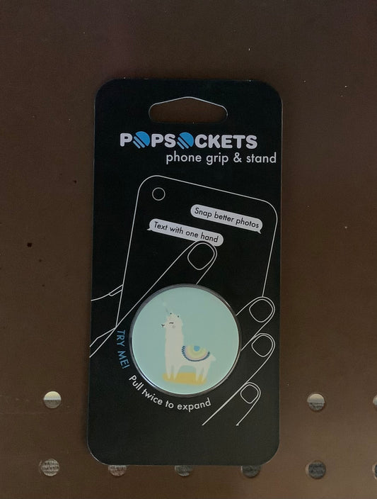 PopSockets PopGrip Cell Phone Grip & Stand - llamacorn