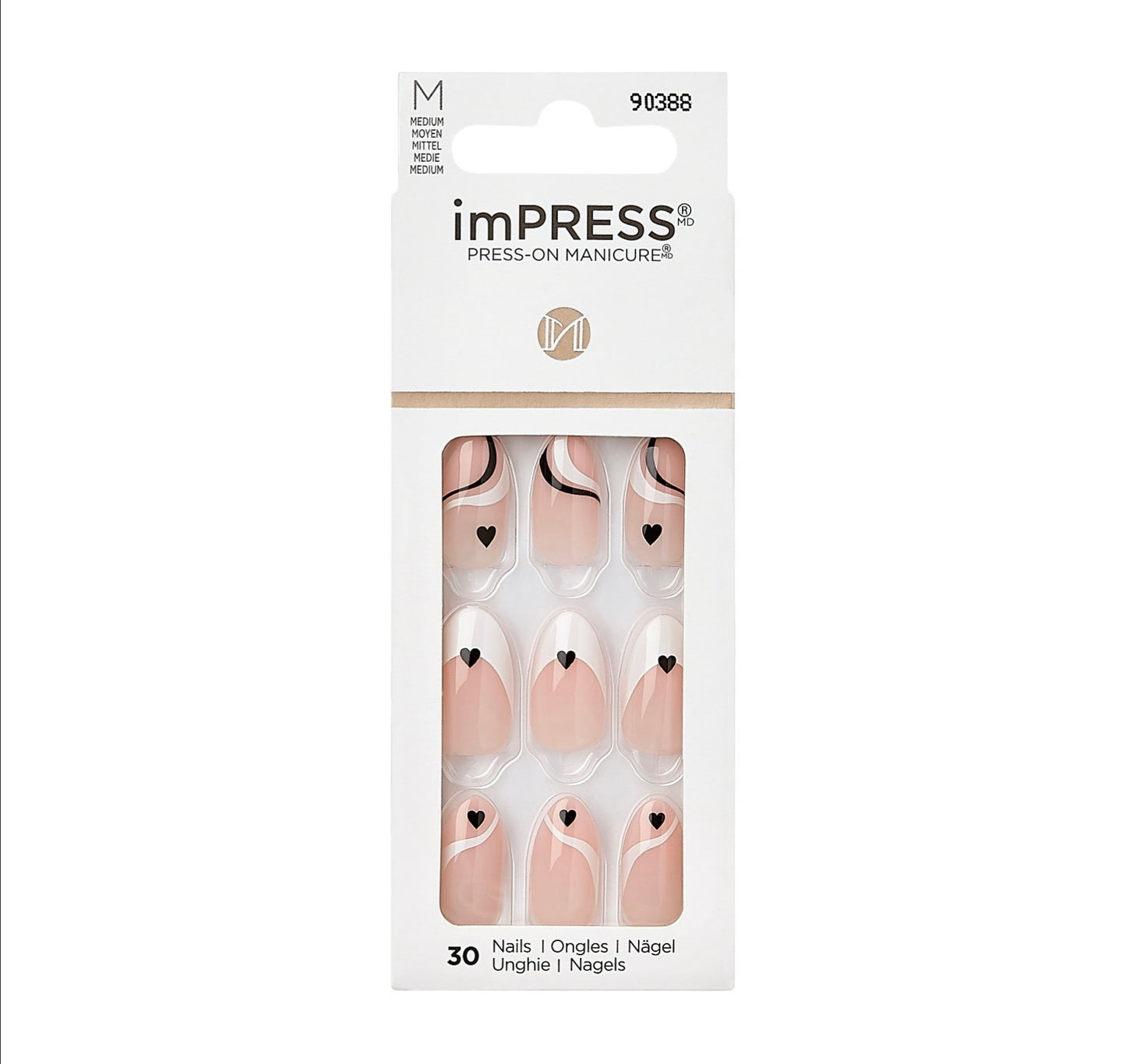 KISS Products imPRESS Fake Nails - Skylight - 33ct