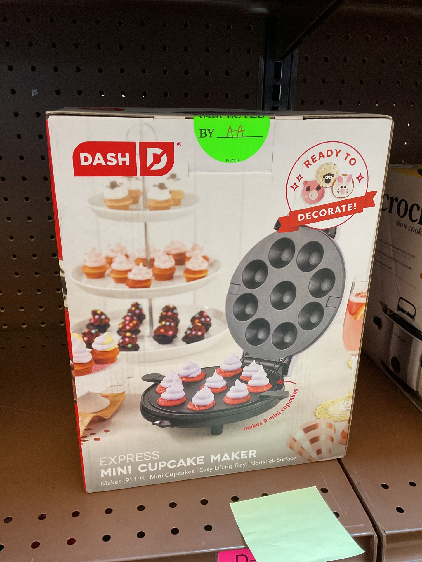 Express Mini Cupcake Maker: Dash Nonstick Surface, 9
Cavities, 760W, Purple Specialty Cake Maker