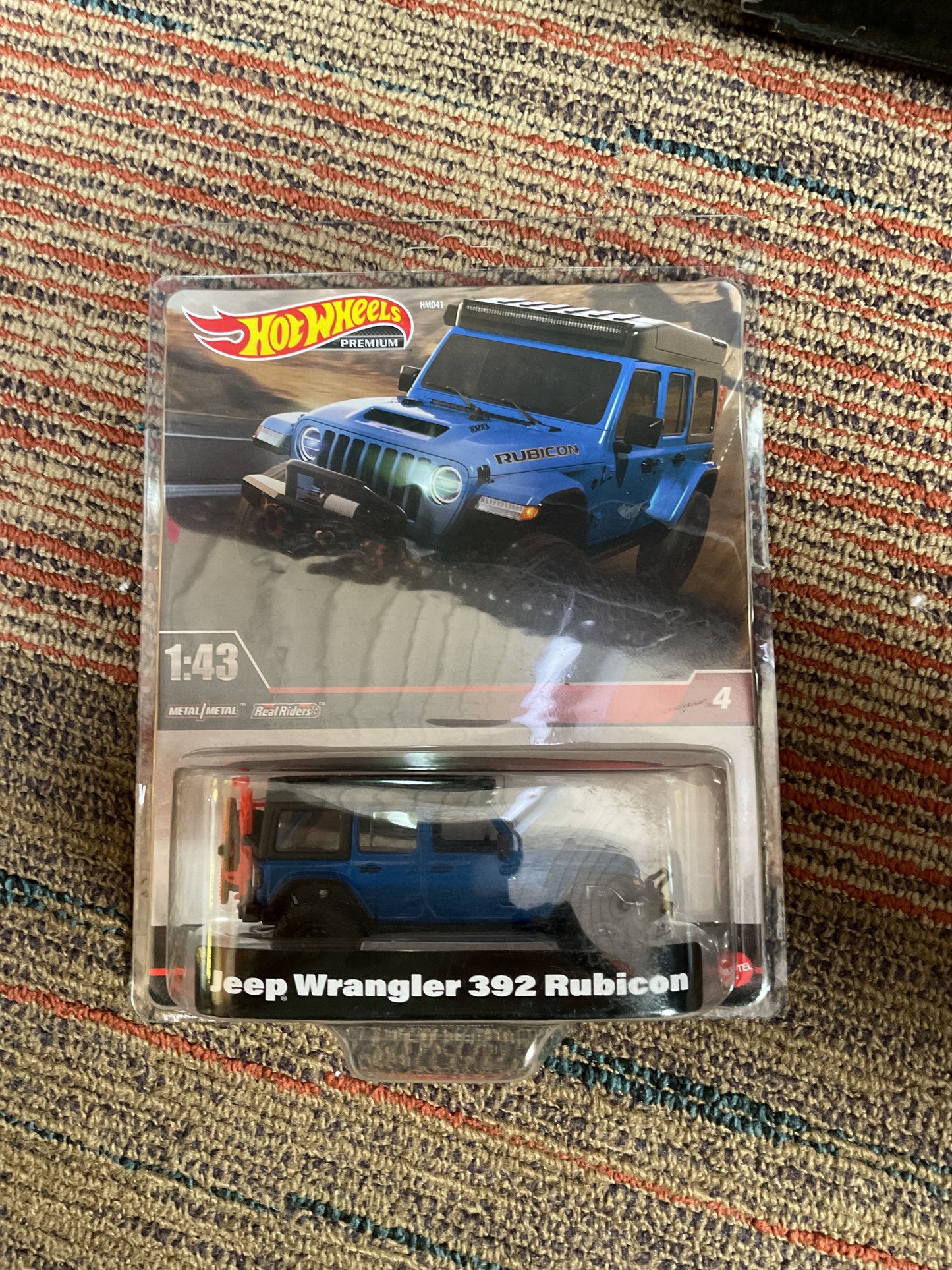 Hot Wheels Real Riders Jeep Wrangler 392 Rubicon Die Cast Car