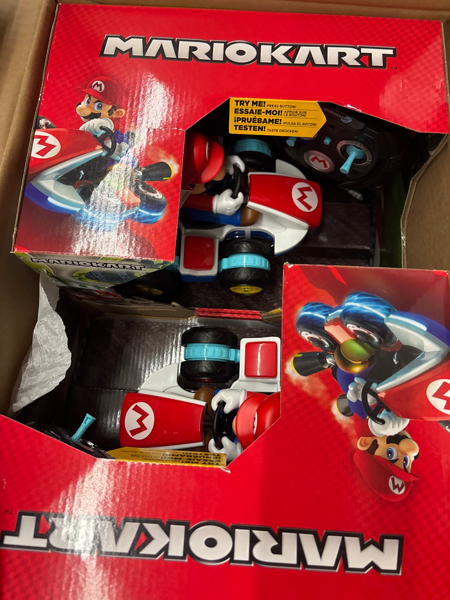 CASE PACK - Mario Kart Mini Anti-Gravity R/C Racer - NEW 2pk