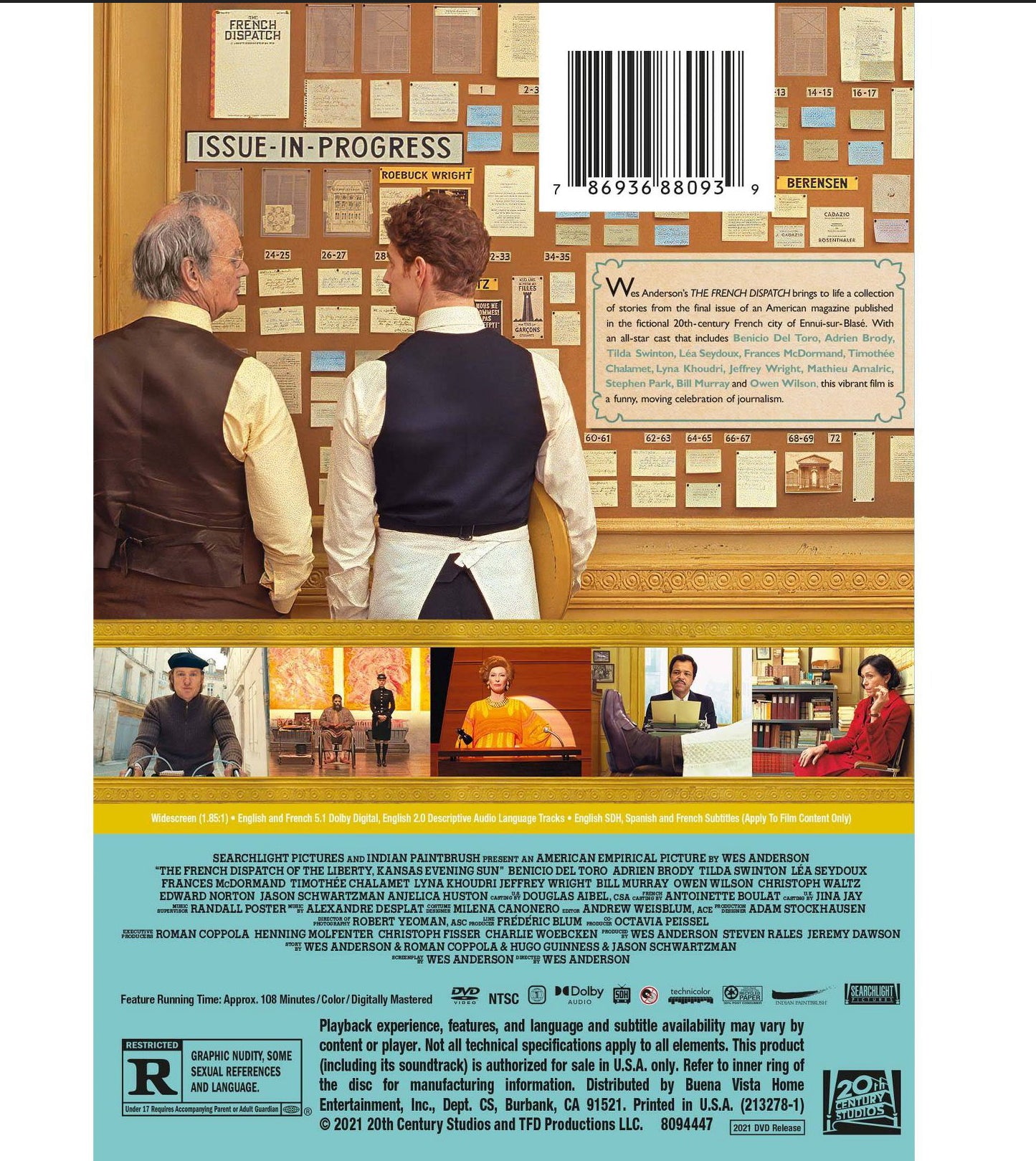 The French Dispatch (DVD)