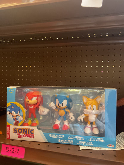 Sonic Heroes Collection Action Figure Set - 3pk