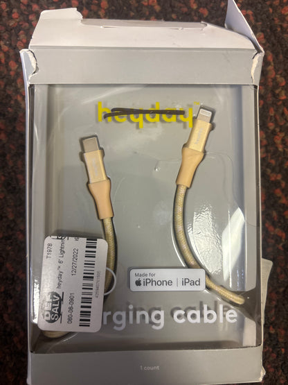 6ft Lightning to USB-C Charging Cable (Variations)