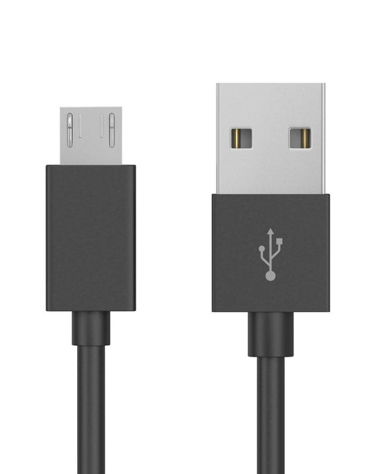 Just Wireless 4ft TPU Micro USB to USB-A Cable - Black
