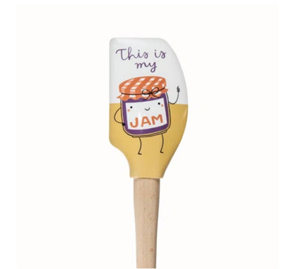 Wooden handled silicone spatula (Variants)