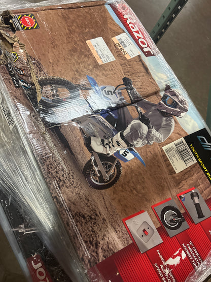 Razor 24V MX350 Dirt Rocket Electric
Powered Ride-On Bike - Blue