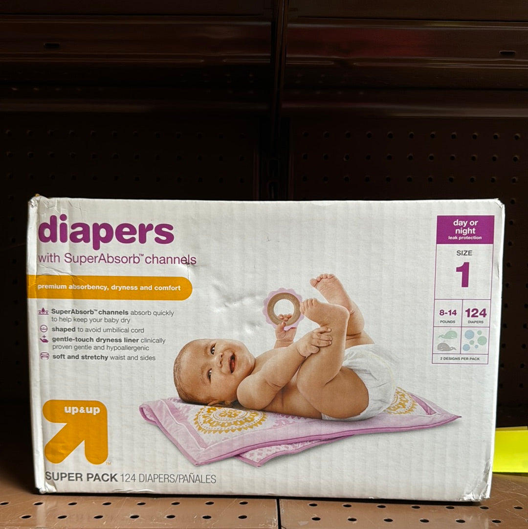 diapers
with SuperAbsorb channels
premium absorbency, dryness and comfort