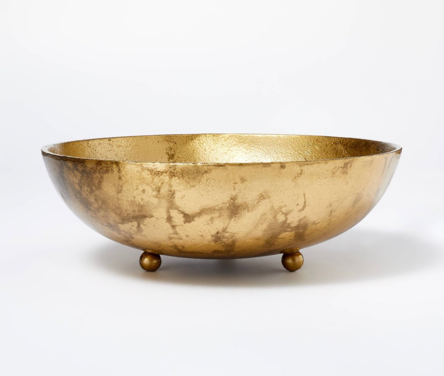 Cast metal bowl - gold