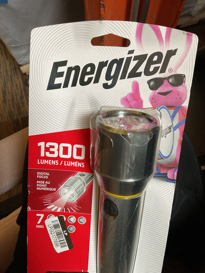 DAMAGED PACKAGE! Energizer Vision HD 6AA Performance Metal LED FlashLight