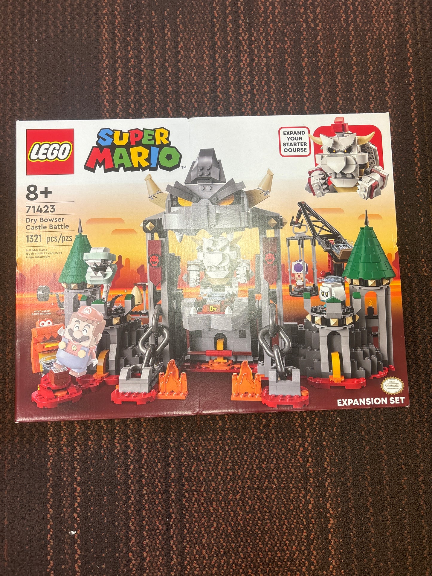 LEGO Super Mario Dry Bowser Castle
Battle Expansion Set Building Toy 71423 - New