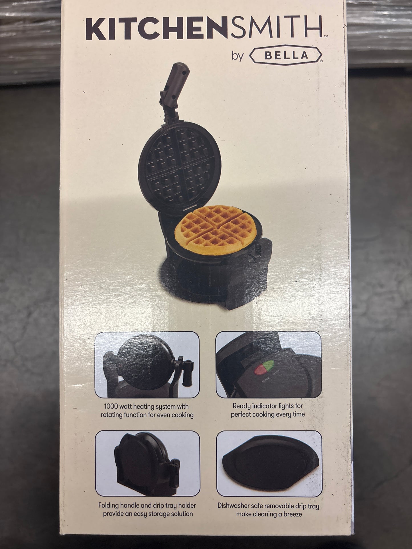 KitchenSmith by Bella Rotating
Waffle Maker (NEW!)