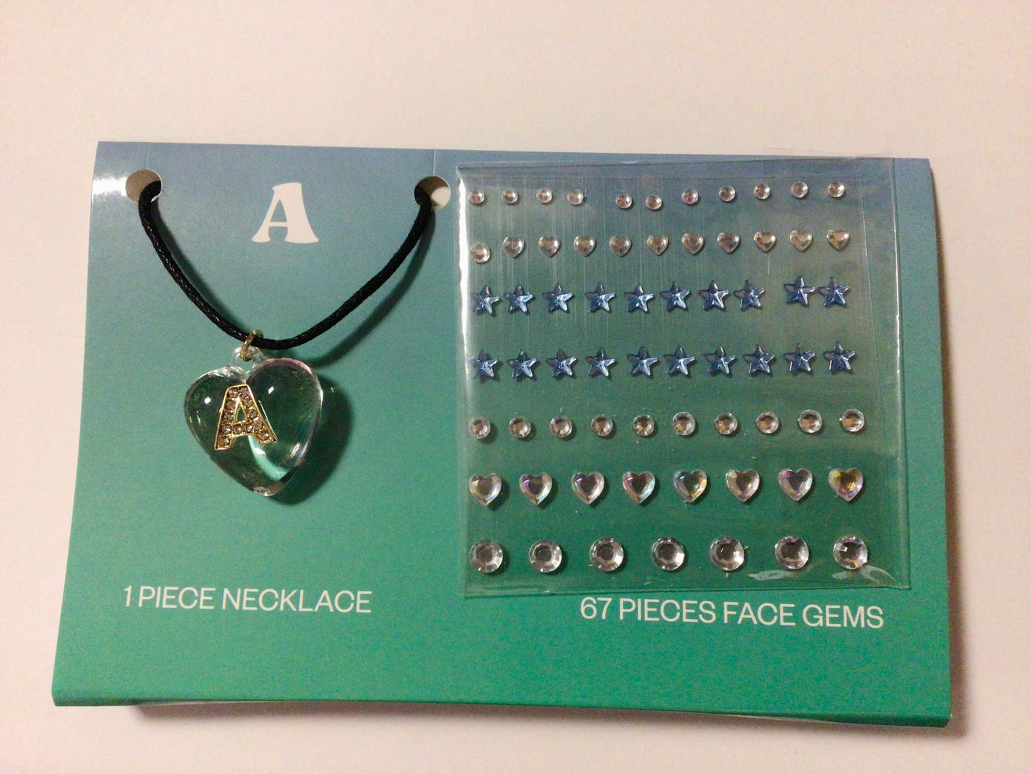 Necklace with Face Gems