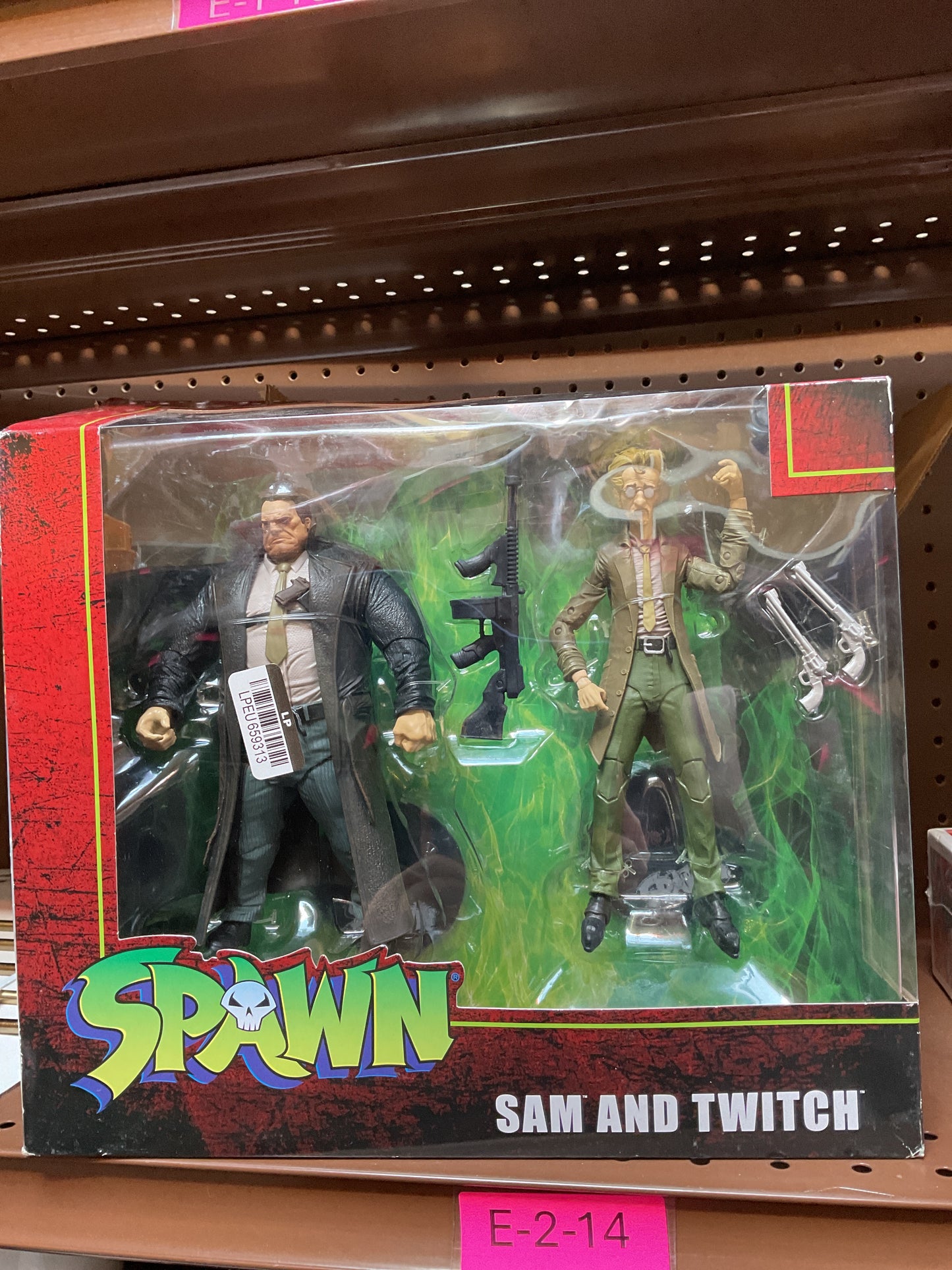 Spawn Deluxe Figure - Sam and Twitch Action Figure- DAMAGED BOX