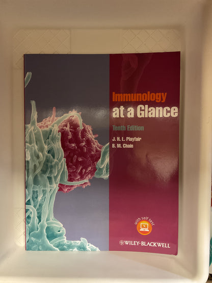 Immunology at a Glance. J.H.L. Playfair, B.M. Chain - (At a Glance) 10th Edition by J H L Playfair & B M Chain (Paperback)