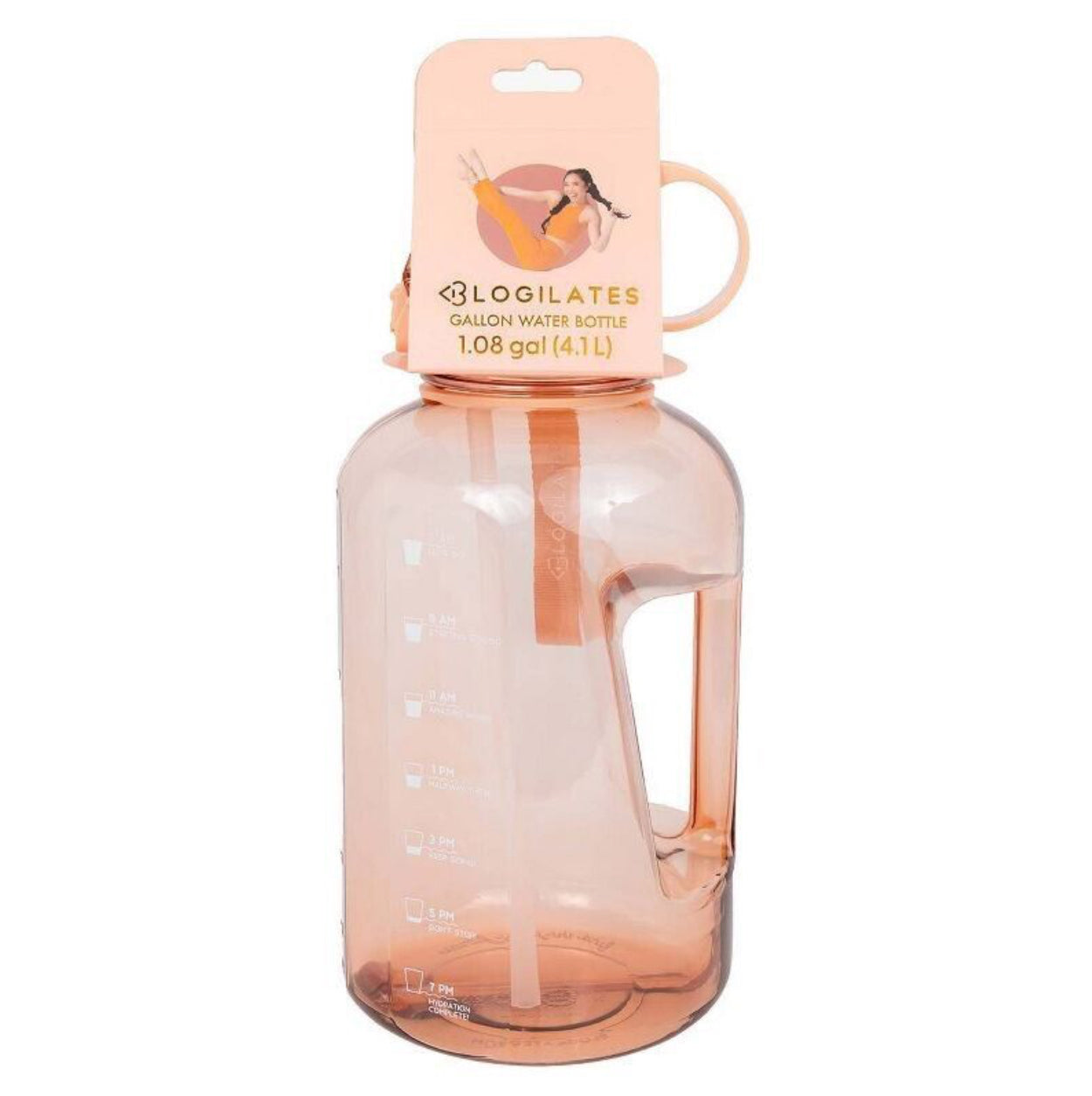 Gallon Water Bottle - Orange