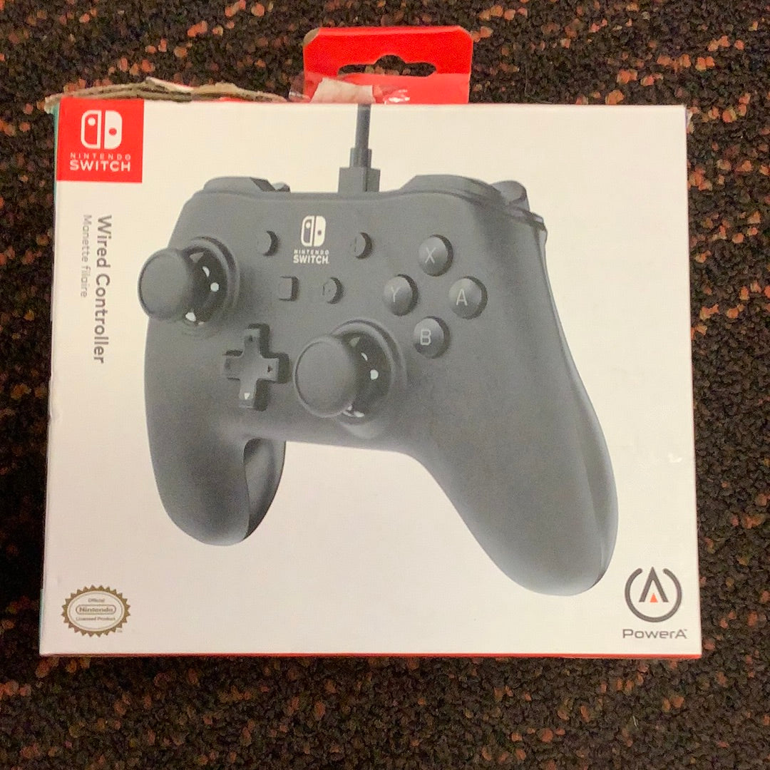 PowerA Wired Controller for Nintendo Switch - Black