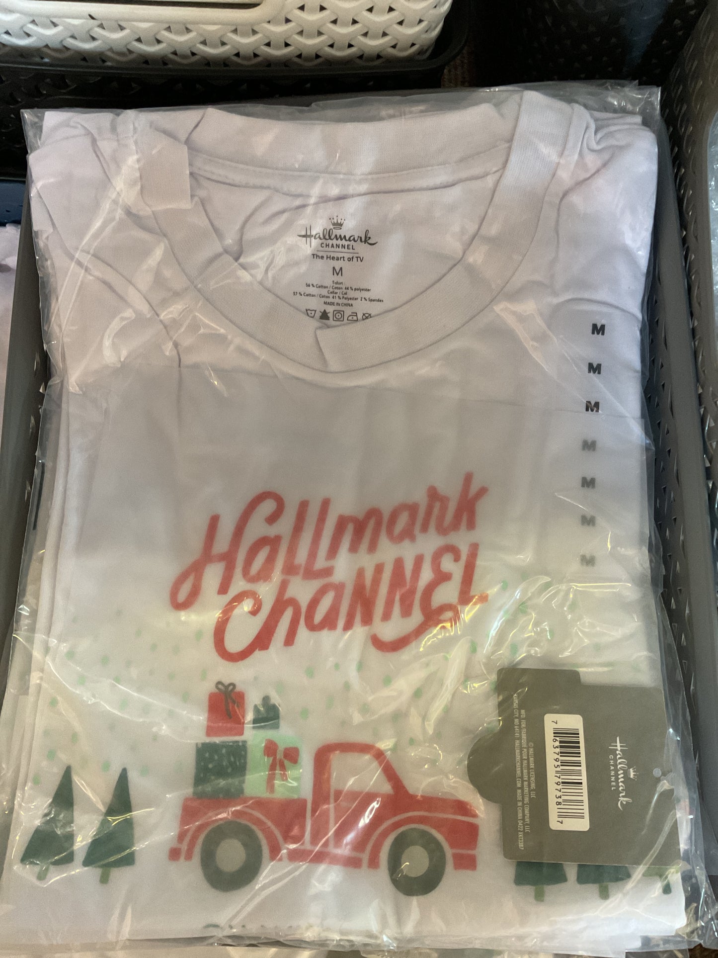 National Brand Christmas Unisex Short Sleeve Shirt - White - Clearance