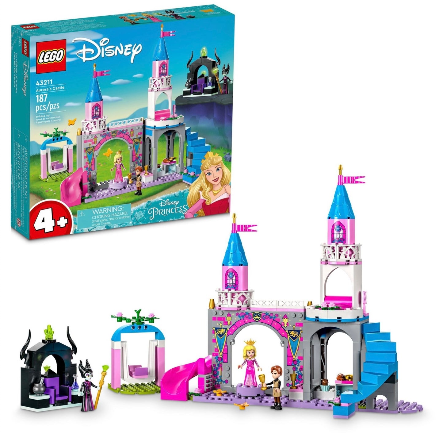 LEGO Disney Princess Aurora's Castle Buildable Toy 43211