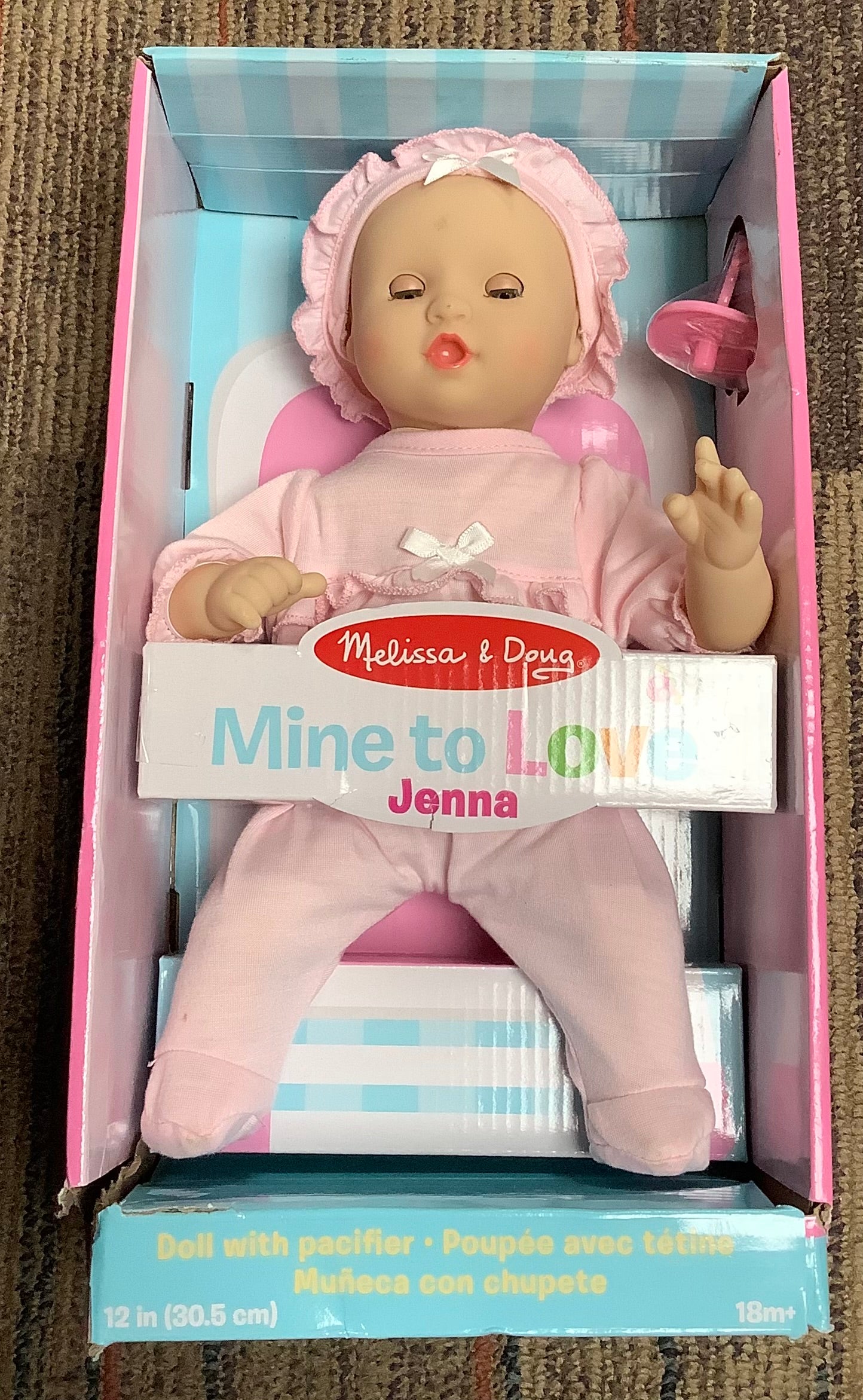 Melissa & Doug Mine to Love Jenna 12" Soft Body Baby Doll