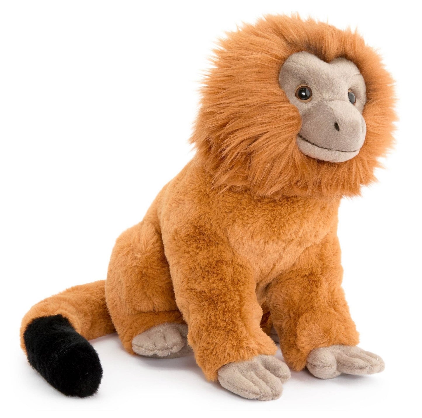 FAO Schwarz 12" Baby Monkey Gold Lion Tamarin Toy Plush