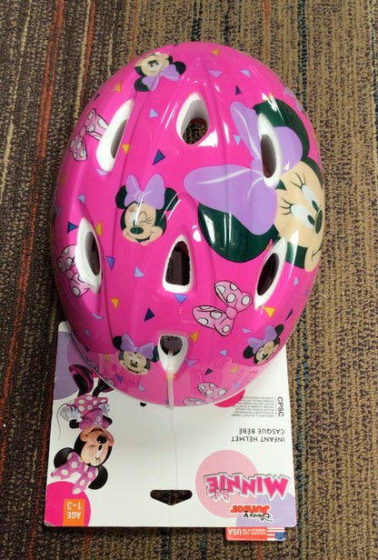 Minnie Mouse infant bike helmet - pink