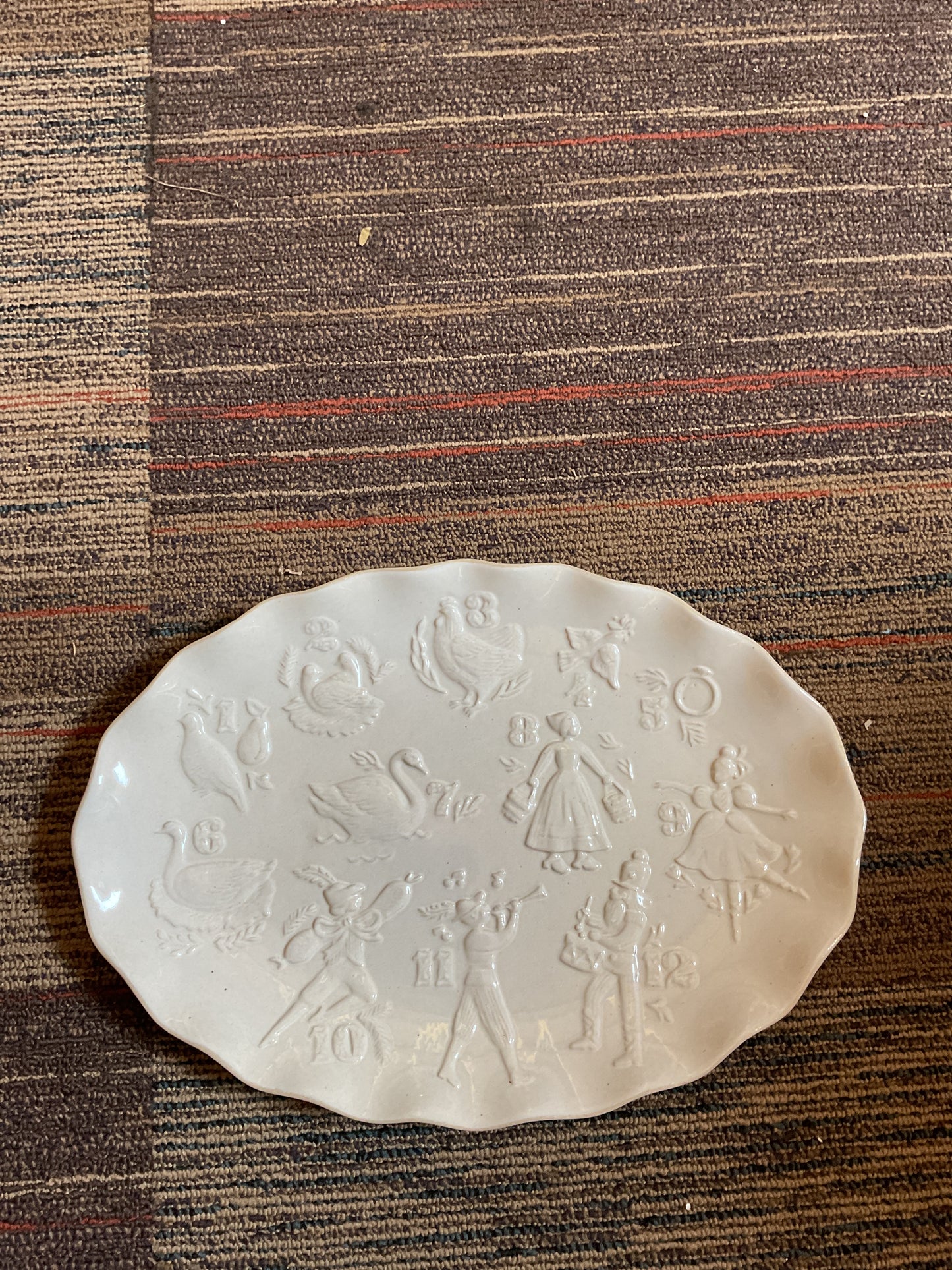 National Brand Christmas Serving Plate