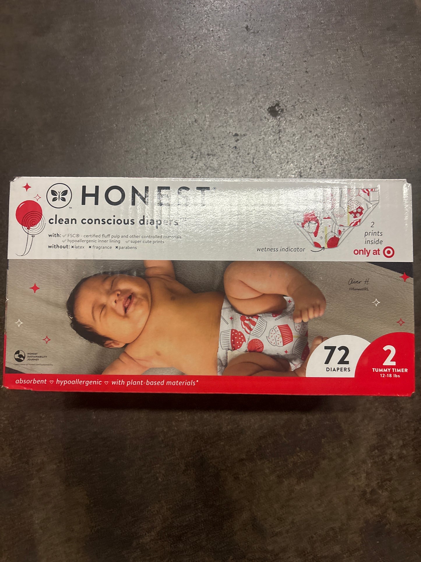 The Honest Company Clean Conscious Disposable Diapers
In-RED-Ibly Delicious & So Fetch - Size 2 - 72ct