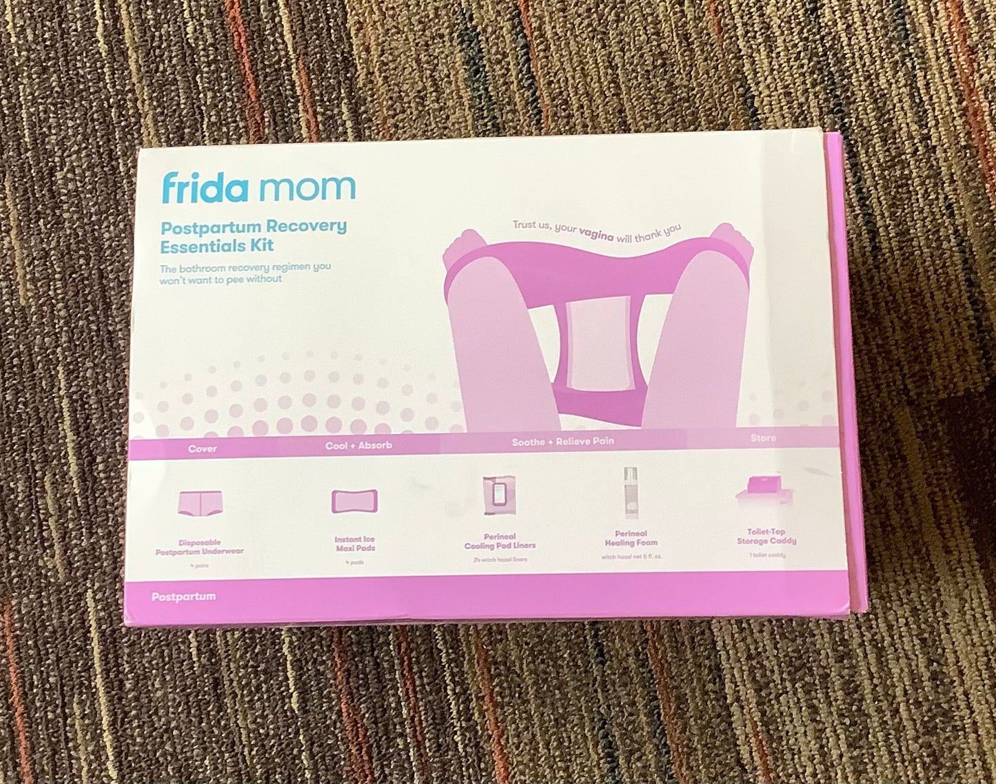 Frida Mom Postpartum Recovery Essentials Kit with Peri Bottle