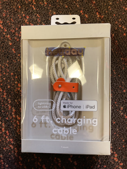 6ft Lightning to USB-C Charging Cable (Variations)