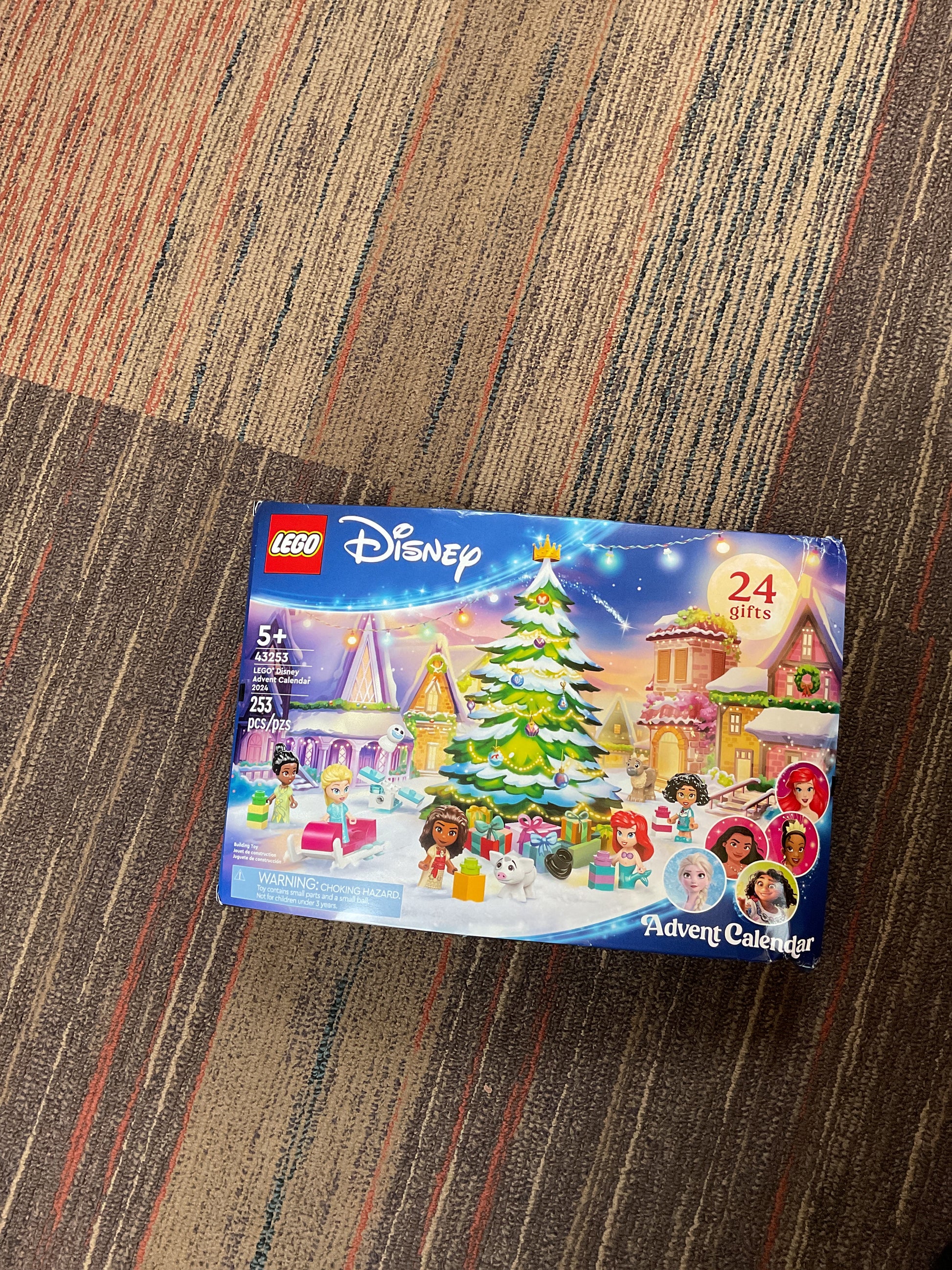 CRUSHED BOX! LEGO Disney Advent Calendar 2024 Buildable Christmas Toy