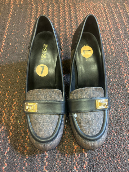 Ladies - Michael Kors Padma Logo Mid Loafer Pump - Size 7