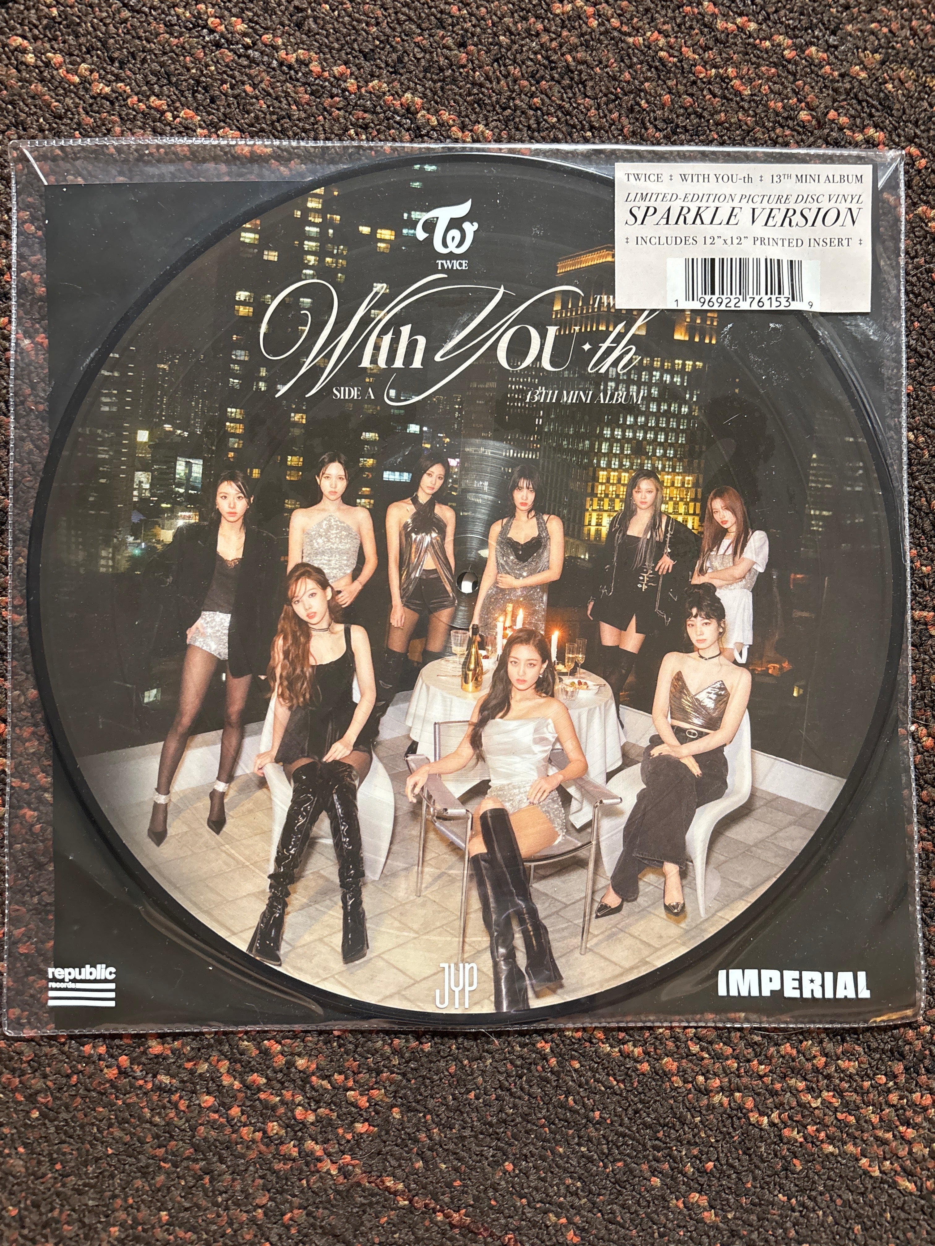 予約販売】本 TWICE with you th レコード lp sparkle アナログ