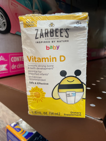 Zarbee's Baby Vitamin-D Drop - 0.47 oz