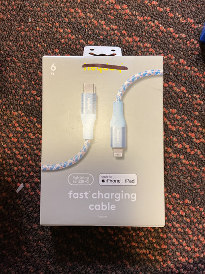 6ft Lightning to USB-C Charging Cable (Variations)