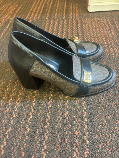 Ladies - Michael Kors Padma Logo Mid Loafer Pump - Size 7