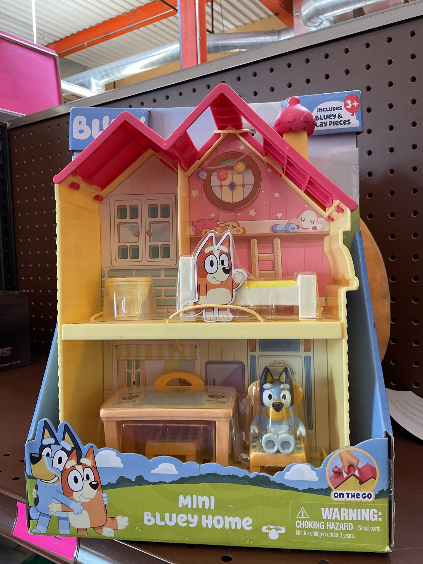 Bluey Mini Home Playset, Includes Bluey Figure With 5 Play Pieces