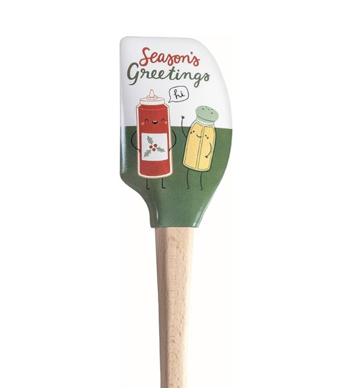 Wooden handled silicone spatula (Variants)