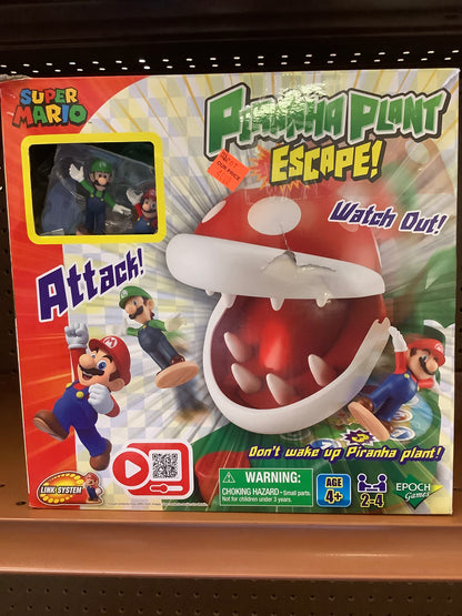 Epoch Games Super Mario Piranha Plant Escape! Game