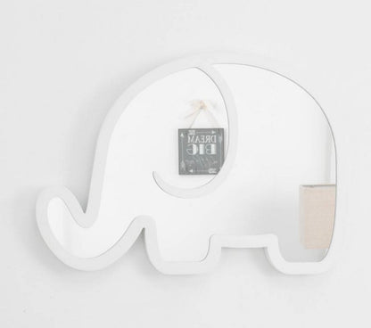 NoJo Little Love Elephant Shaped Mirror Easy Hang Shatter
Proof Decorative Mirror